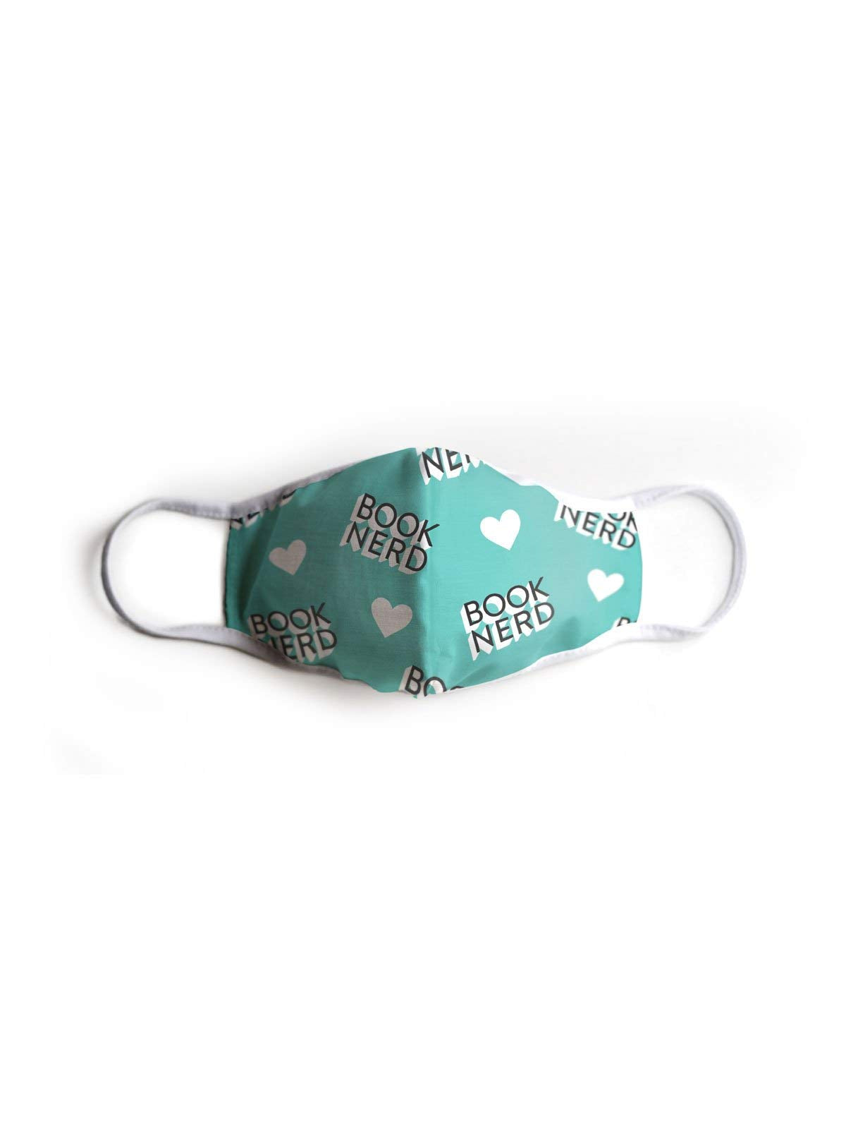 Book Nerd Face Mask Sm
