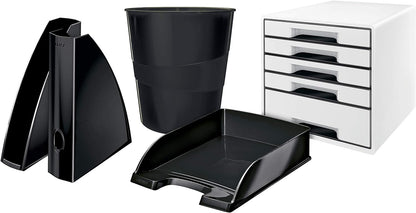 Leitz A4 Letter Tray, Black, WOW Range, 52263095