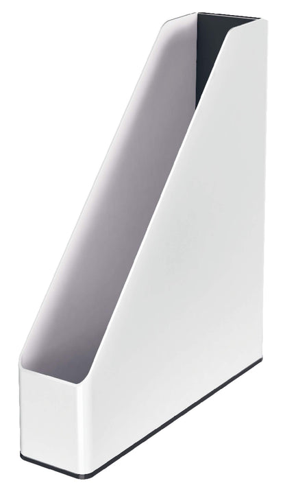 Leitz 53621095 Magazine File, A4, WOW Range, Dual Colour White/