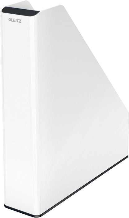 Leitz 53621095 Magazine File, A4, WOW Range, Dual Colour White/
