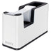 Leitz Tape Dispenser, Heavy Base with Tape, Wow Range, Pearl White/