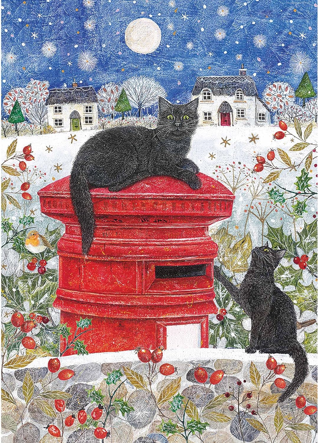 Otter House Christmas Post Jigsaw Puzzle (1000 Pieces