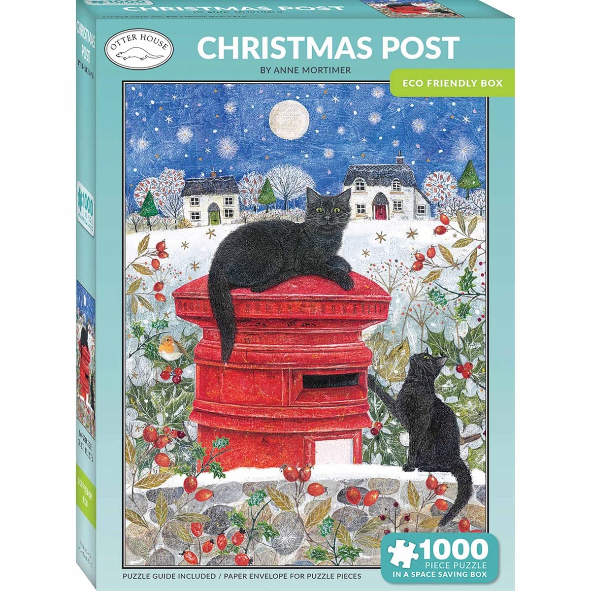 Otter House Christmas Post Jigsaw Puzzle (1000 Pieces