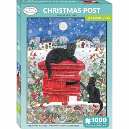 Otter House Christmas Post Jigsaw Puzzle (1000 Pieces