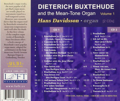 Dieterich Buxtehude & the Mean-Tone Organ 1