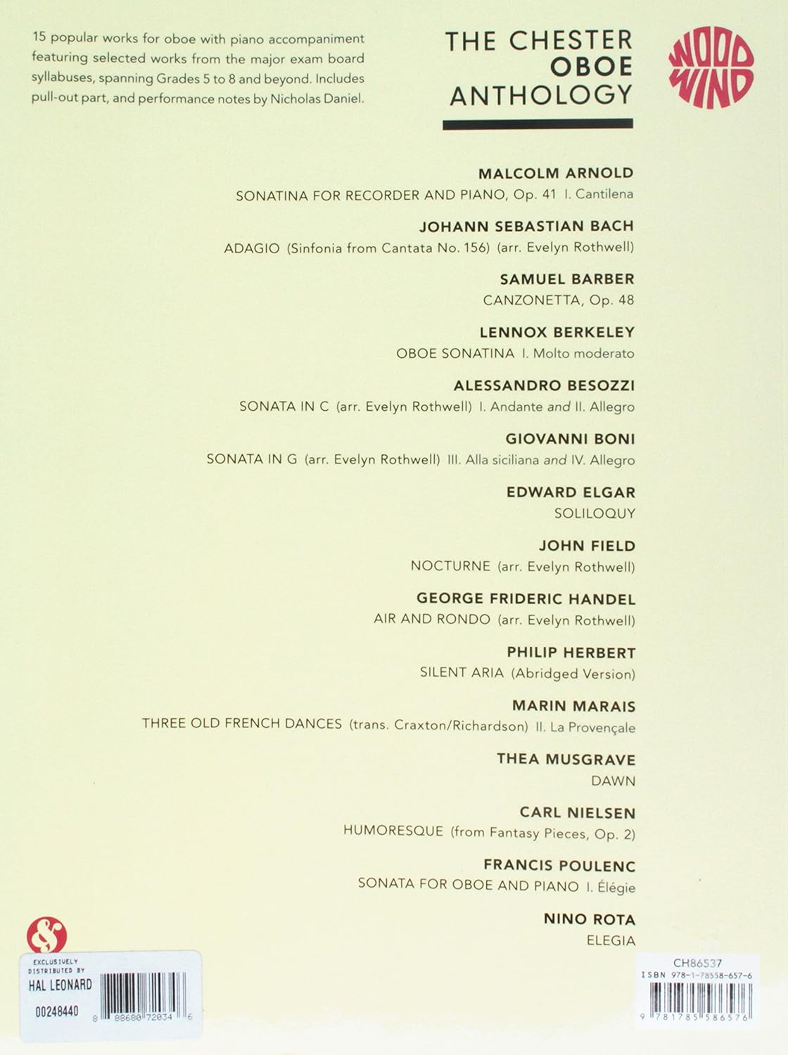 The Chester Oboe Anthology