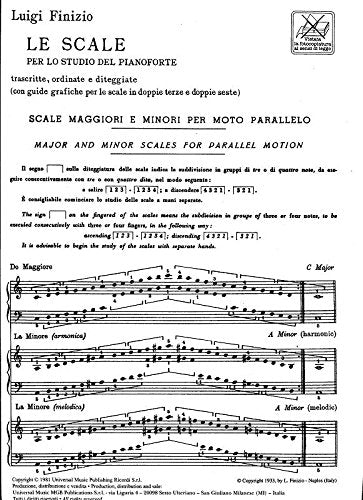 Le Scale Per Lo Studio Del Pianoforte