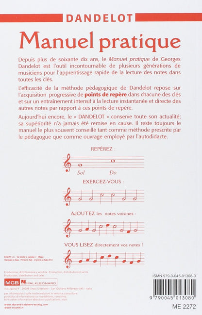 MANUEL PRATIQUE - ANCIENNE EDITION FORMATION MUSICALE