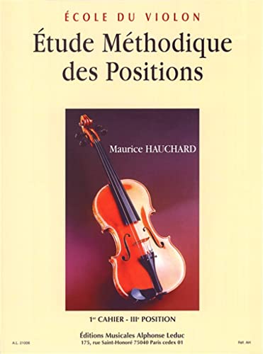 Hauchard: Etude des Positions Volume 1 Violon