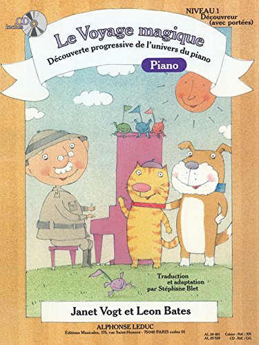 Voyage Magique Niveau 1 Decouvreur (avec Portees)Cah.Pno(avec CD) Piano