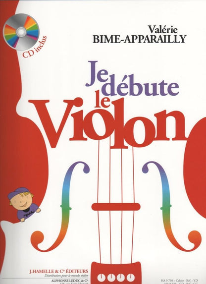 VALERIE BIME-APPARAILLY : JE DEBUTE LE VIOLON - VOL. 1 - RECUEIL + CD