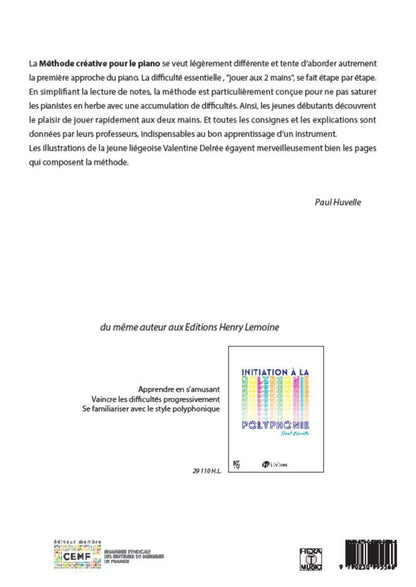Méthode créative pour le piano