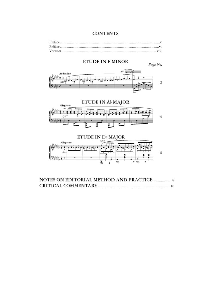 Trois Nouvelles Études  (Piano Solo): Sheet (The Complete Chopin - A New Critical Edition