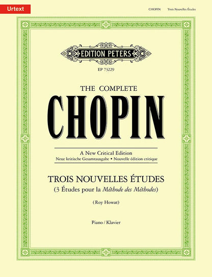 Trois Nouvelles Études  (Piano Solo): Sheet (The Complete Chopin - A New Critical Edition
