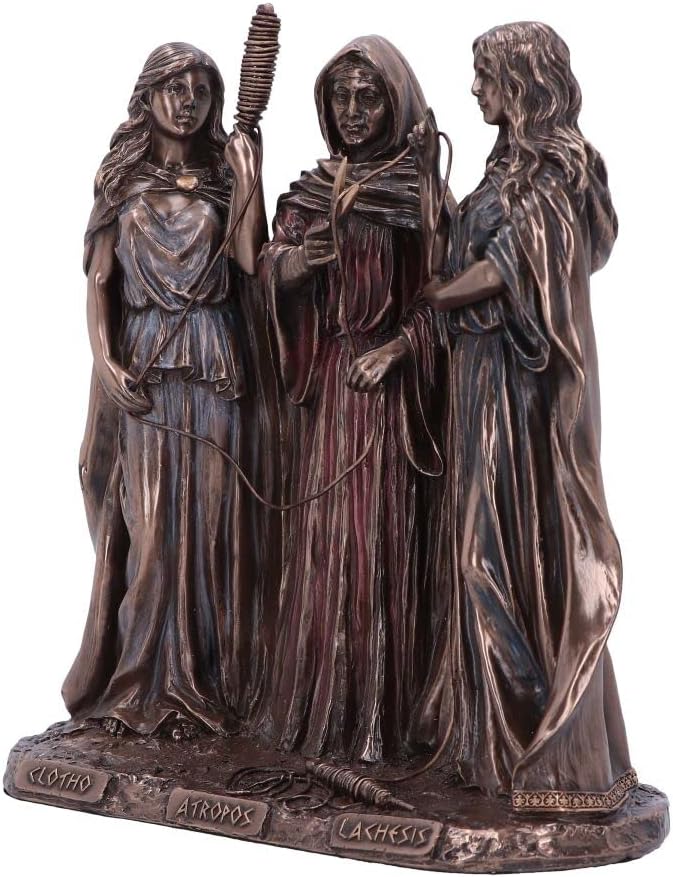 Nemesis Now Three Fates of Destiny - Figura Decorativa, Bronce, 19 cm