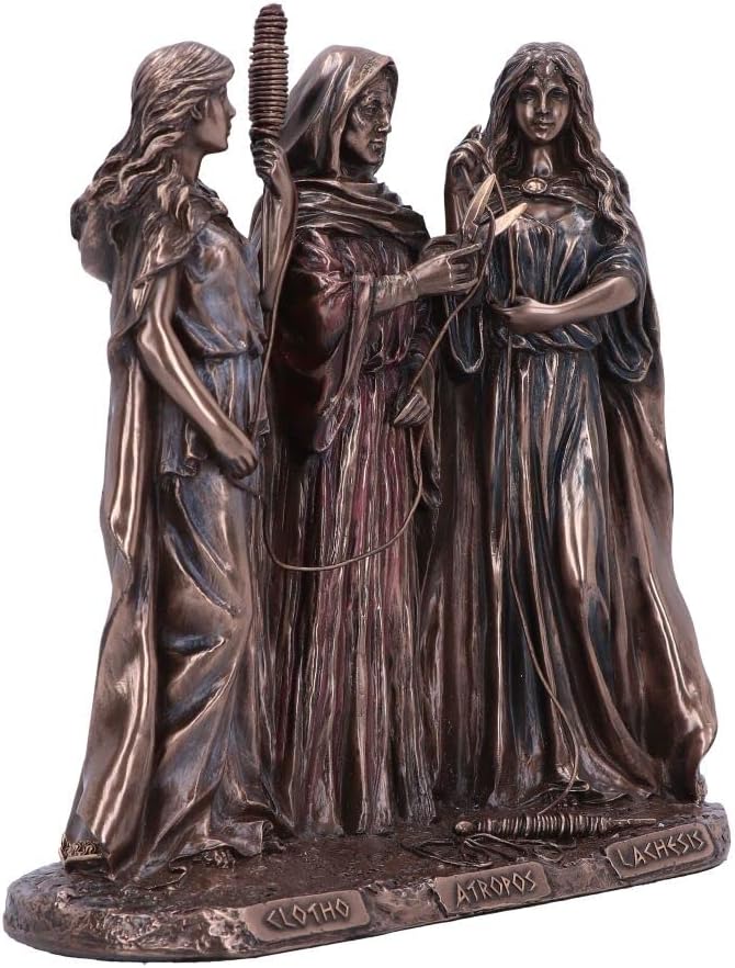 Nemesis Now Three Fates of Destiny - Figura Decorativa, Bronce, 19 cm
