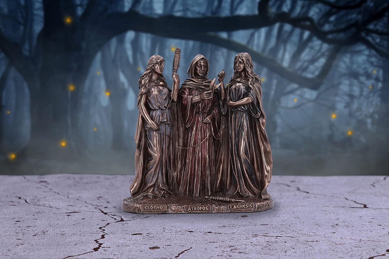 Nemesis Now Three Fates of Destiny - Figura Decorativa, Bronce, 19 cm