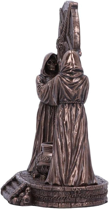 Nemesis Now Baphomet's Altar Figurine 18.5cm, Resin, Bronze, Baphomet Ornament, Baphomet's Altar Figurine, Expertly Hand-Painted, Cast in the Finest Resin