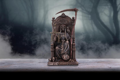Nemesis Now Santa Muerte's Throne Figurine, Bronze, 22cm