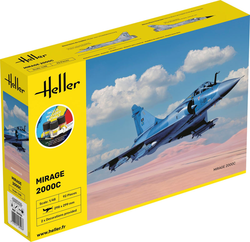 HELLER JOUSTRA Model Aeroplane Starter Kit: Mirage 2000 C