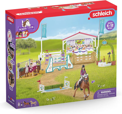 Schleich Horse Toys & Playsets – 36 Piece World Friendship Horse Tournament Set with Pony Figurines, Rider Action Figures, and Stable Accessories, for Girls and Boys Ages 5 and Above 2021 Box Style
