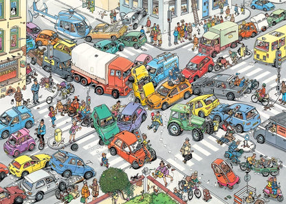 Jan van Haasteren- Puzzle, Color Multicolor#1, 68x49cm (Jumbodiset 20073