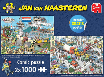 Jan van Haasteren- Puzzle, Color Multicolor#1, 68x49cm (Jumbodiset 20073