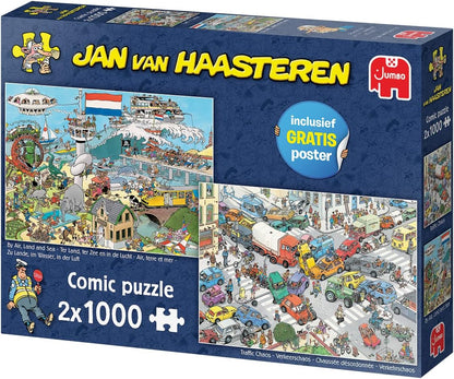 Jan van Haasteren- Puzzle, Color Multicolor#1, 68x49cm (Jumbodiset 20073