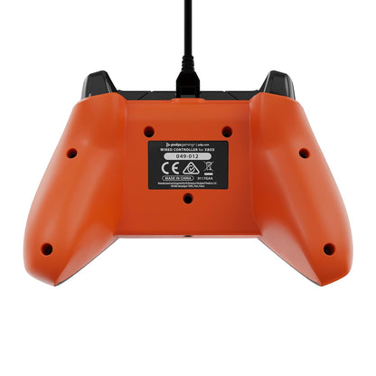PDP 049-012-GO Gaming Controller Black, Orange USB Gamepad Analogue/Digital PC, Xbox, Xbox One X, Xbox Series S, Xbox Series X