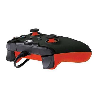 PDP 049-012-GO Gaming Controller Black, Orange USB Gamepad Analogue/Digital PC, Xbox, Xbox One X, Xbox Series S, Xbox Series X