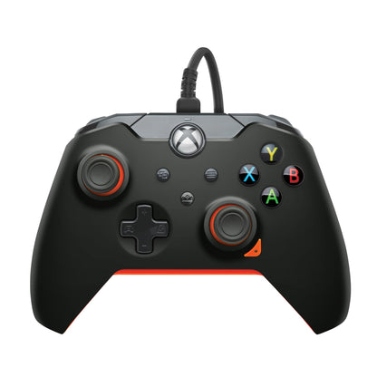 PDP 049-012-GO Gaming Controller Black, Orange USB Gamepad Analogue/Digital PC, Xbox, Xbox One X, Xbox Series S, Xbox Series X