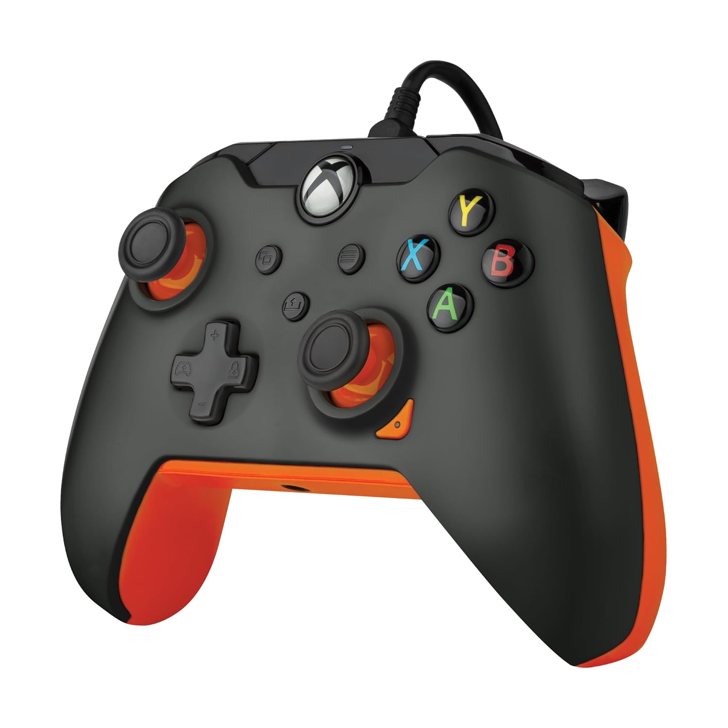 PDP 049-012-GO Gaming Controller Black, Orange USB Gamepad Analogue/Digital PC, Xbox, Xbox One X, Xbox Series S, Xbox Series X