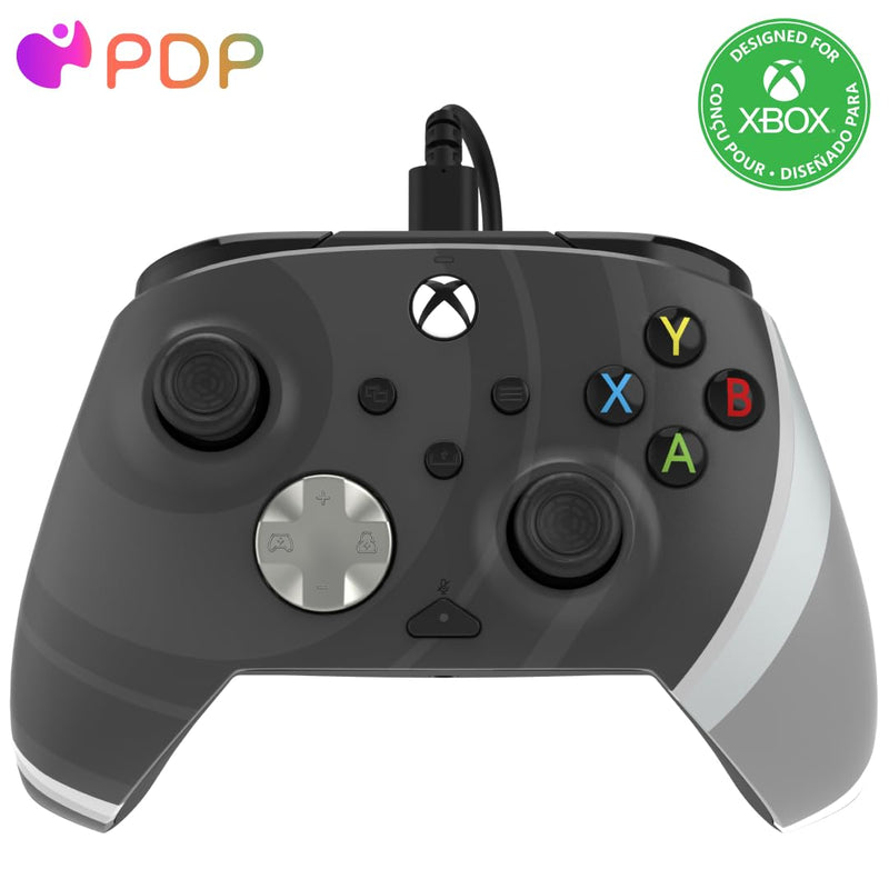 PDP REMATCH XBOX WIRED Controller RADIAL BLACK for Xbox Series X|S, Xbox One, Officially Licensed