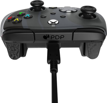 PDP REMATCH XBOX WIRED Controller RADIAL BLACK for Xbox Series X|S, Xbox One, Officially Licensed