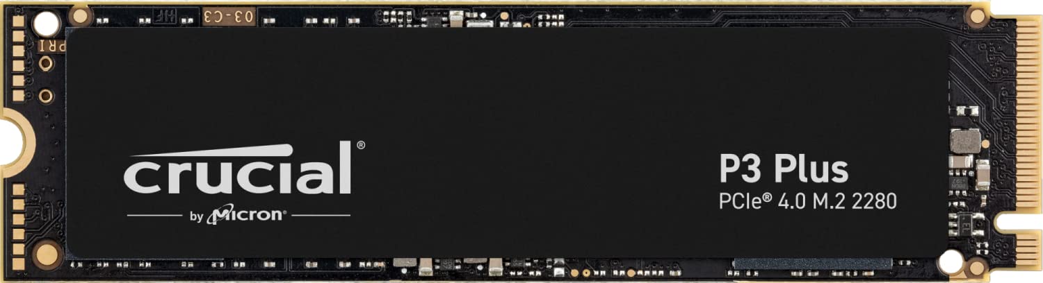 Crucial P3 Plus 2TB M.2 PCIe Gen4 NVMe Internal SSD - Up to 5000MB/s - CT2000P3PSSD8