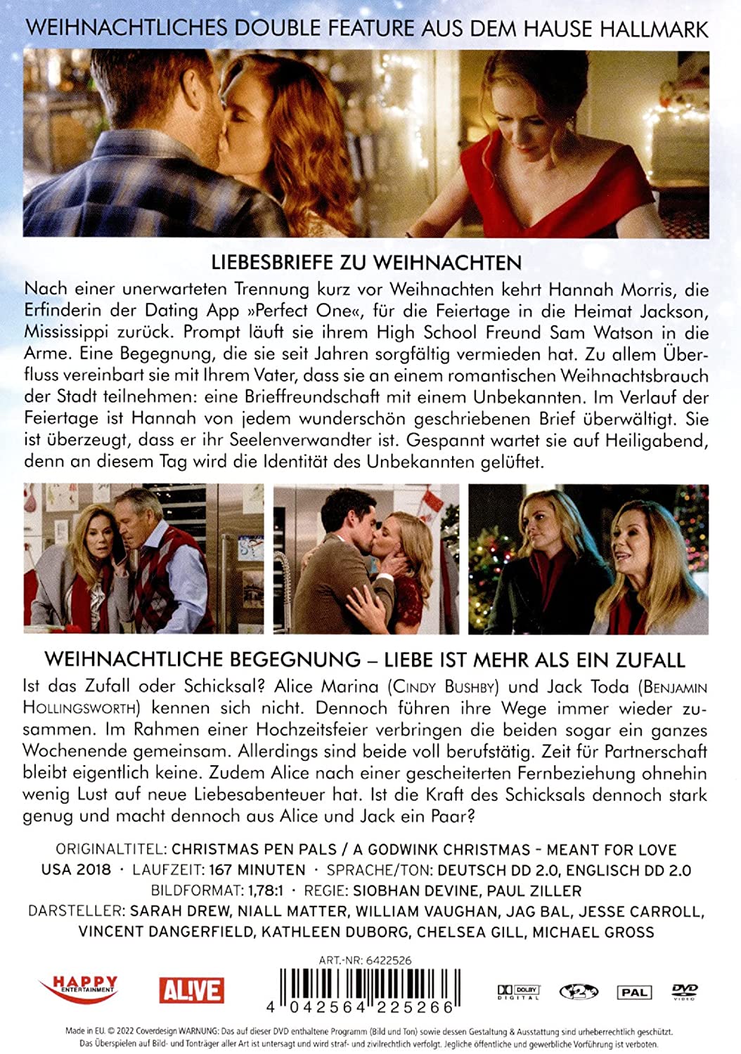 Liebesbriefe zu Weihnachten & Weihnachtliche Begegnung - Liebe ist mehr als ein Zufall
