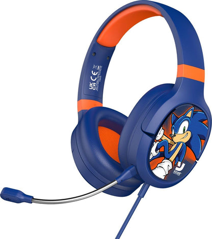 OTL Technologies SEGA Modern Sonic the Hedgehog Pro G1 Gaming Headphones Blue