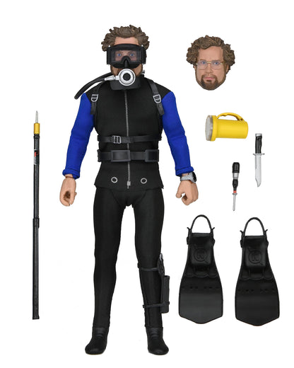 NECA - Jaws Shark Cage Hooper 8 Clothed Action Figure