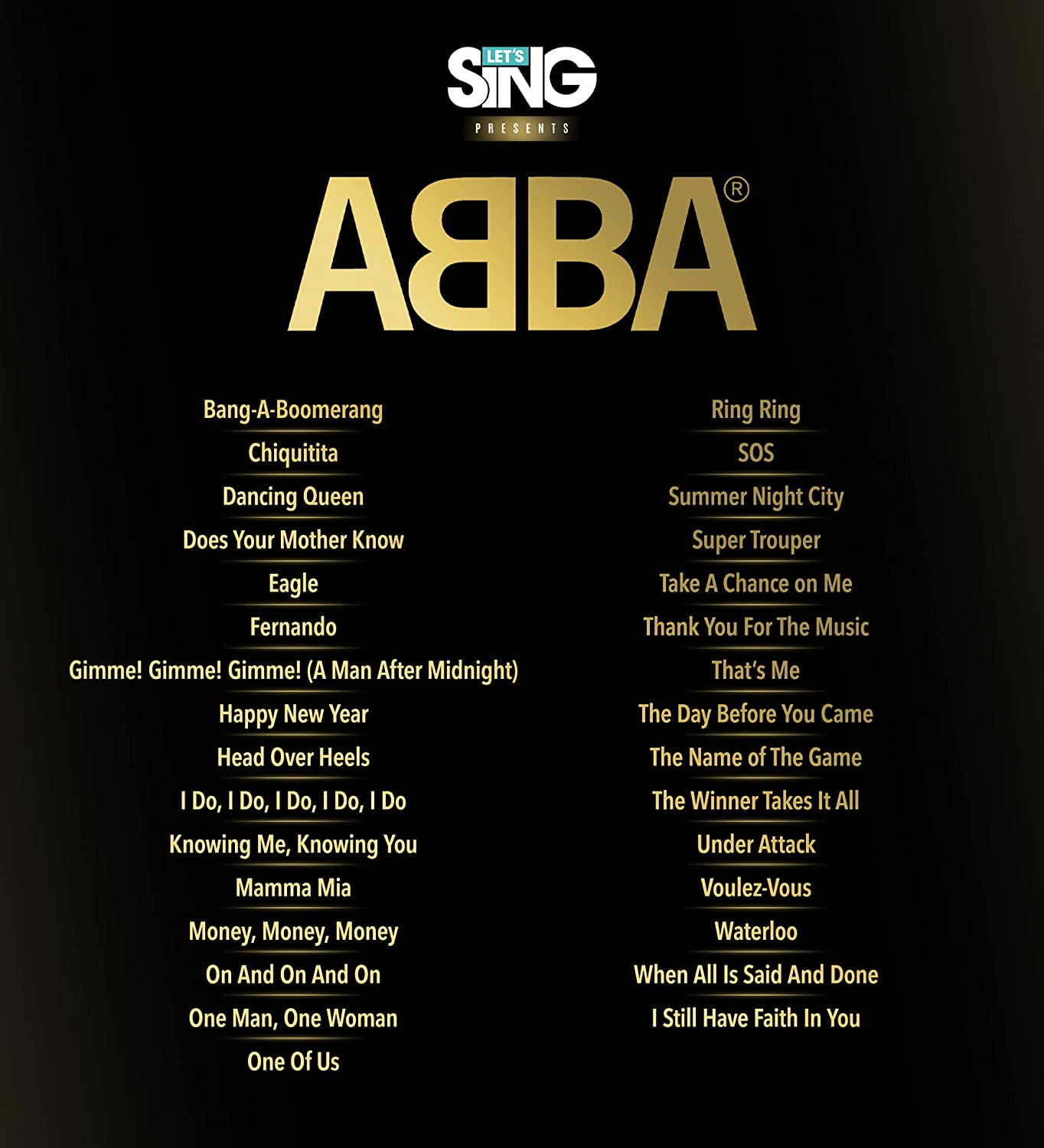 Let's Sing: ABBA /PS4