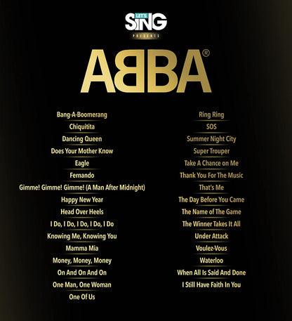 Let's Sing: ABBA /PS4