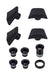 FSA 421589024 Kit viti fiss.Corona SL-K ABS, Unisex-Adult, Argent, One Size