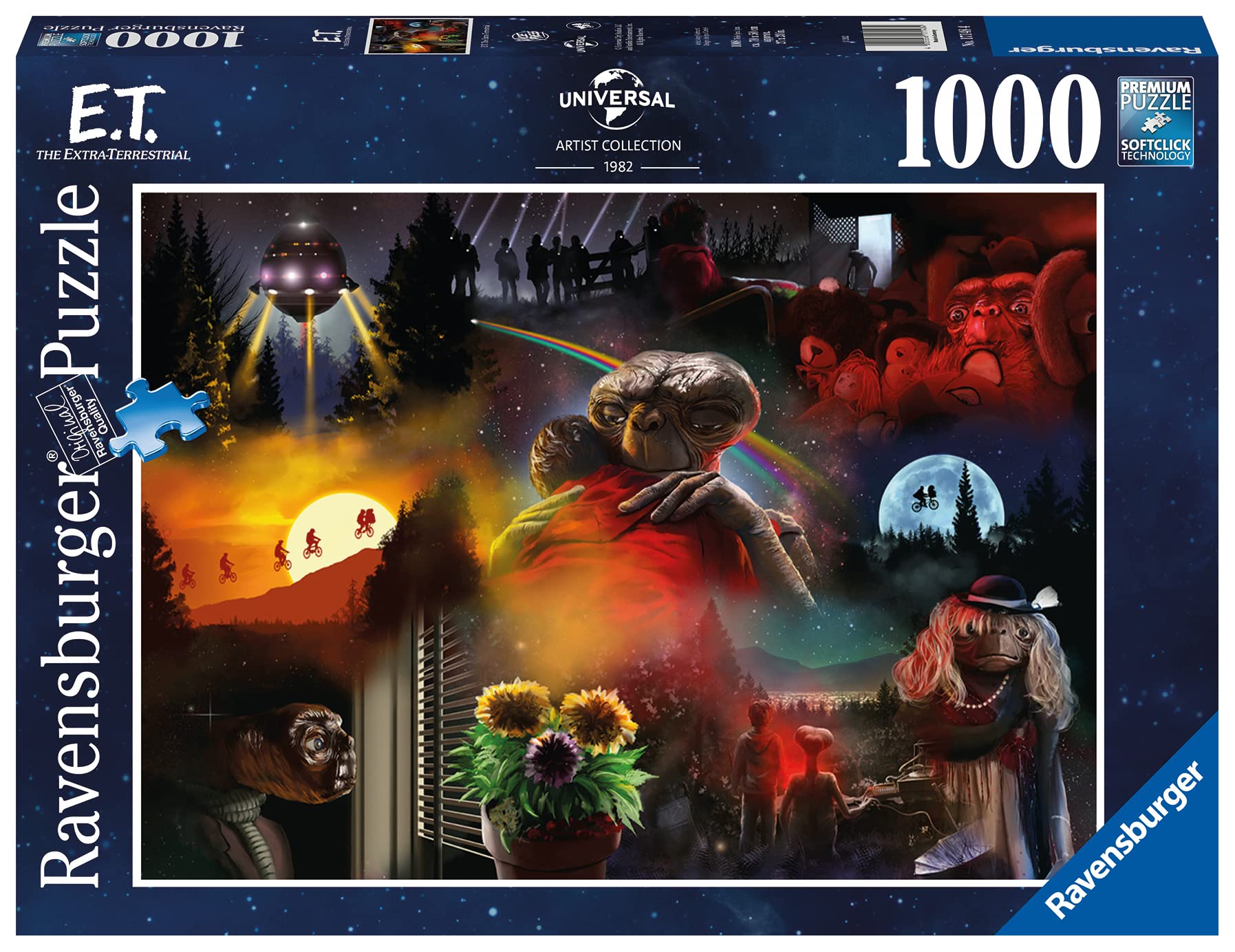 Ravensburger Puzzle 17148 - E.T. - 1000 Teile Universal VAULT Puzzle für Erwachsene und Kinder ab 14 Jahren