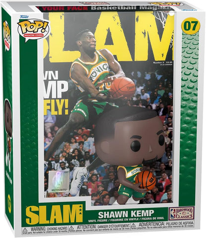 Funko POP! NBA Cover: SLAM - Shawn Kemp - Collectable Vinyl Figure - Gift Idea - Official Merchandise - Toys for Kids & Adults - Model Figure for Collectors and Display