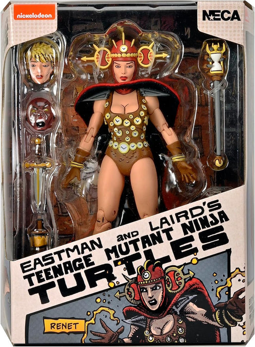 NECA- TMNT Mirage Comics RENET AF Estatuas, Multicolor (83832