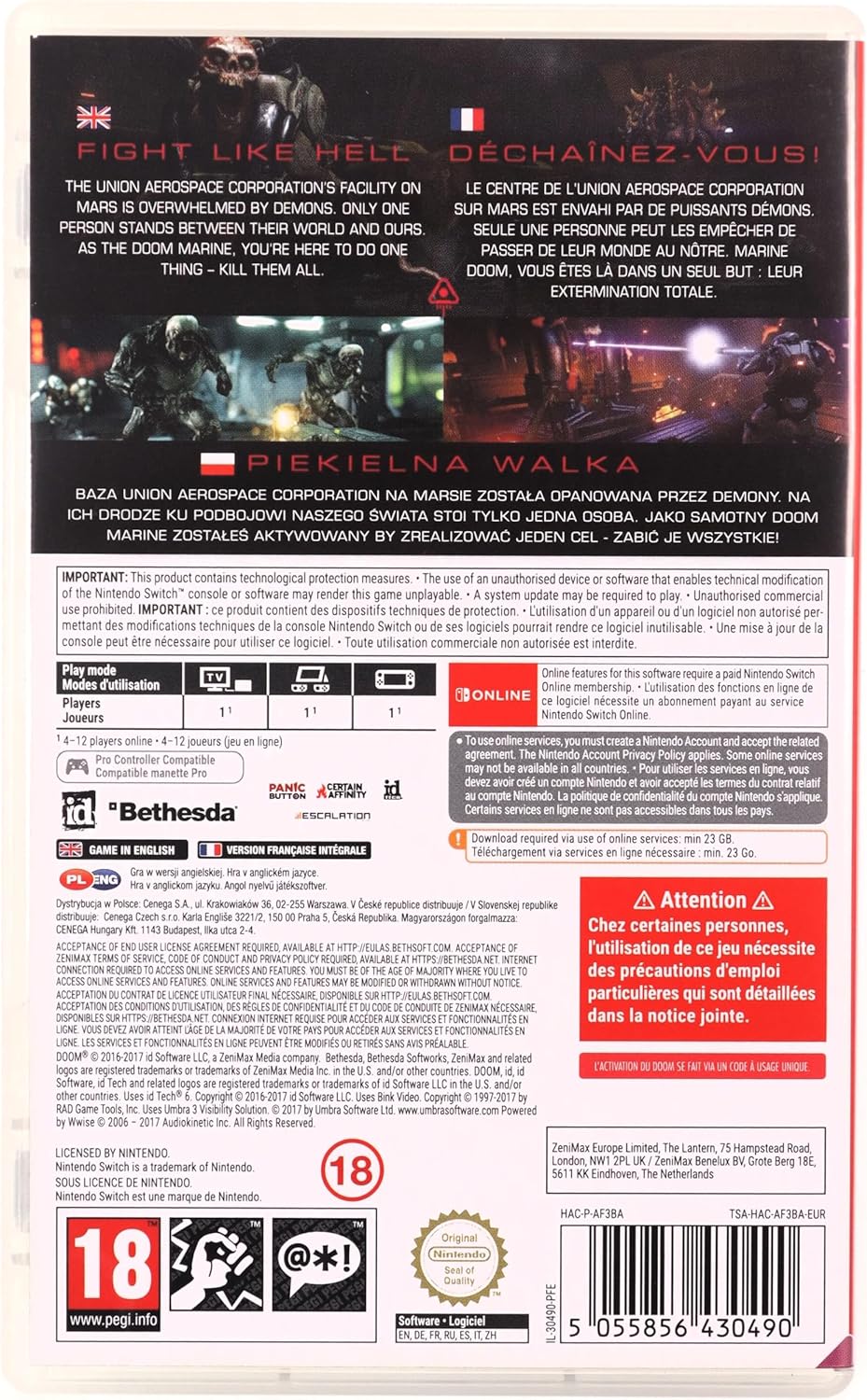 Bethesda DOOM (Code in a Box) (ENG/POL