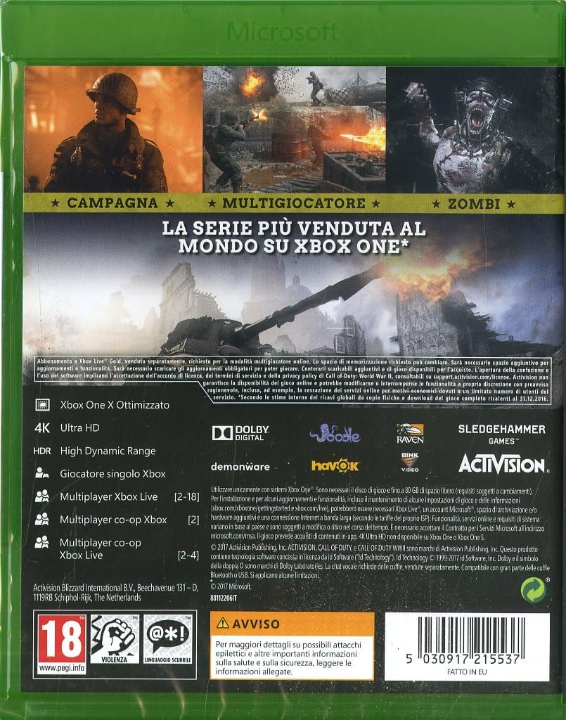 Giochi per Console Activision Call of Duty®: World War II