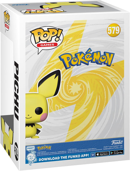 Funko Pop! Games: Pokemon - Pichu - Amazon Exclusive - Collectable Vinyl Figure - Gift Idea - Official Merchandise - Toys for Kids & Adults - Video Games Fans - Model Figure for Collectors