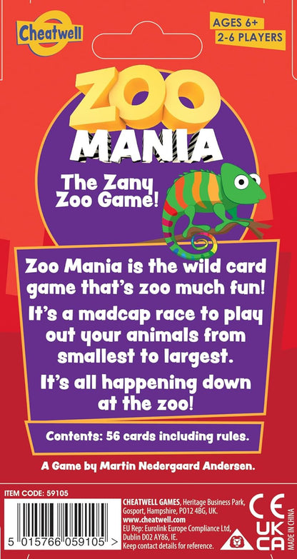 Cheatwell Games Zoo Mania Card Game