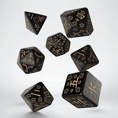 Q Workshop Japonais pack dés Deep Night Firefly (7