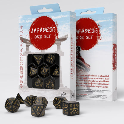 Q Workshop Japonais pack dés Deep Night Firefly (7